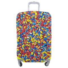 Colorful Lego Texture Lego Bricks Luggage Cover (Medium) from ArtsNow.com