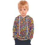 Colorful Lego Texture Lego Bricks Kids  Overhead Hoodie