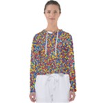 Colorful Lego Texture Lego Bricks Women s Slouchy Sweat