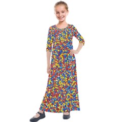 Kids  Quarter Sleeve Maxi Dress 