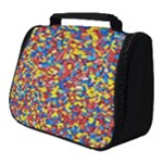 Colorful Lego Texture Lego Bricks Full Print Travel Pouch (Small)