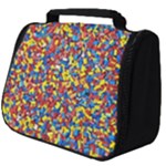 Colorful Lego Texture Lego Bricks Full Print Travel Pouch (Big)