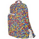 Colorful Lego Texture Lego Bricks Double Compartment Backpack