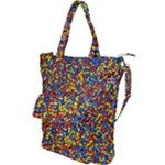 Colorful Lego Texture Lego Bricks Shoulder Tote Bag