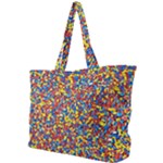 Colorful Lego Texture Lego Bricks Simple Shoulder Bag