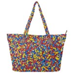 Colorful Lego Texture Lego Bricks Full Print Shoulder Bag