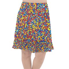 Fishtail Chiffon Skirt 