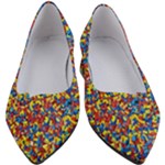 Colorful Lego Texture Lego Bricks Women s Block Heels 