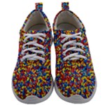 Colorful Lego Texture Lego Bricks Mens Athletic Shoes