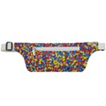 Colorful Lego Texture Lego Bricks Active Waist Bag