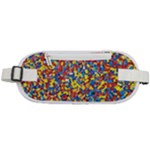 Colorful Lego Texture Lego Bricks Rounded Waist Pouch