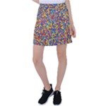 Colorful Lego Texture Lego Bricks Tennis Skirt