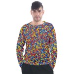 Colorful Lego Texture Lego Bricks Men s Long Sleeve Raglan T-Shirt