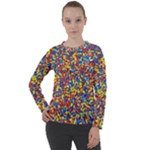 Colorful Lego Texture Lego Bricks Women s Long Sleeve Raglan T-Shirt