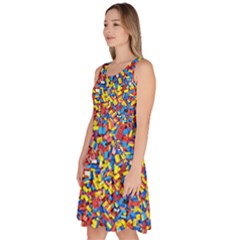 Knee Length Skater Dress With Pockets 