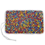 Colorful Lego Texture Lego Bricks Pen Storage Case (S)