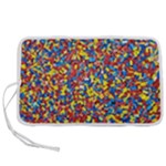 Colorful Lego Texture Lego Bricks Pen Storage Case (L)