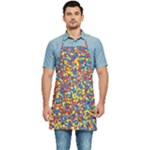 Colorful Lego Texture Lego Bricks Kitchen Apron