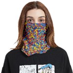 Colorful Lego Texture Lego Bricks Face Covering Bandana (Two Sides)