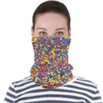 Colorful Lego Texture Lego Bricks Face Seamless Bandana (Adult)