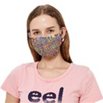 Colorful Lego Texture Lego Bricks Crease Cloth Face Mask (Adult)