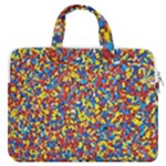 Colorful Lego Texture Lego Bricks MacBook Pro 15  Double Pocket Laptop Bag 