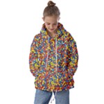 Colorful Lego Texture Lego Bricks Kids  Oversized Hoodie