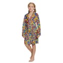 Kids  Long Sleeve Velvet Lounge Robe 