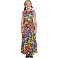 Kids  Satin Sleeveless Maxi Dress 