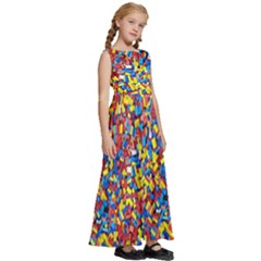 Kids  Satin Sleeveless Maxi Dress 