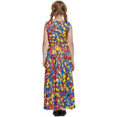 Kids  Satin Sleeveless Maxi Dress 