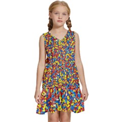 Kids  Sleeveless Tiered Mini Dress 