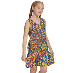 Kids  Sleeveless Tiered Mini Dress 