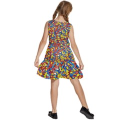 Kids  Sleeveless Tiered Mini Dress 