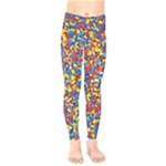 Colorful Lego Texture Lego Bricks Kids  Classic Winter Leggings