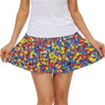 Colorful Lego Texture Lego Bricks Women s Skort