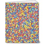 Colorful Lego Texture Lego Bricks 8  x 10  Hardcover Notebook