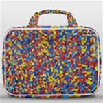 Colorful Lego Texture Lego Bricks Travel Toiletry Bag With Hanging Hook