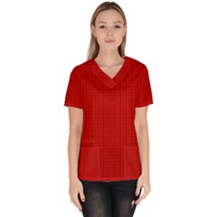 Women s V-Neck Scrub Top 