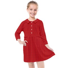 Kids  Quarter Sleeve Shirt Dress 