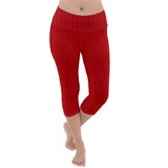 Lightweight Velour Capri Yoga Leggings 