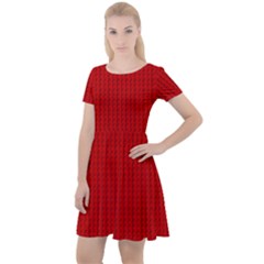 Cap Sleeve Velour Dress  