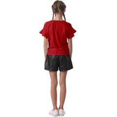 Kids  Cut Out Flutter Sleeves 