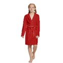 Kids  Long Sleeve Velvet Lounge Robe 