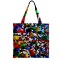 Zipper Grocery Tote Bag 