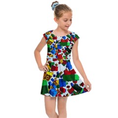 Kids  Cap Sleeve Dress 