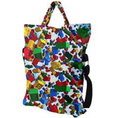 Fold Over Handle Tote Bag 