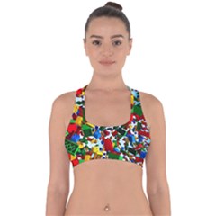 Cross Back Hipster Bikini Top  