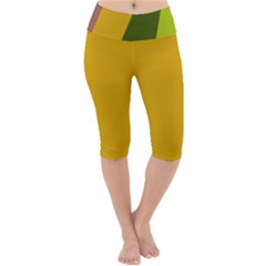 Lightweight Velour Cropped Yoga Leggings 