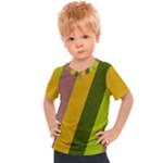 Autumn Harmony Geometric Style Print  Kids  Sports T-Shirt